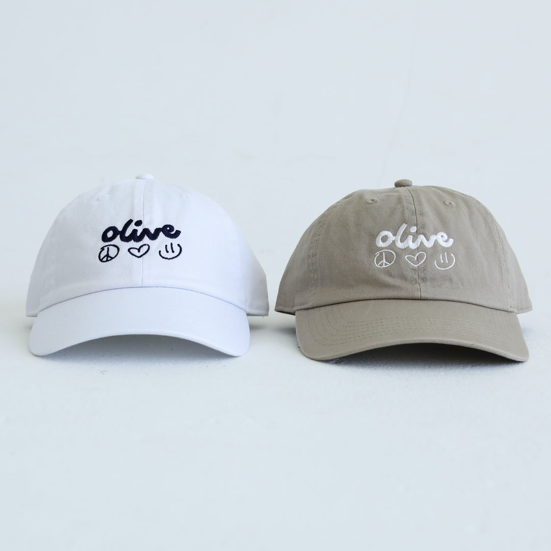 Olive&Oliver×SHIGIRA Embroidary Cap （Olive）