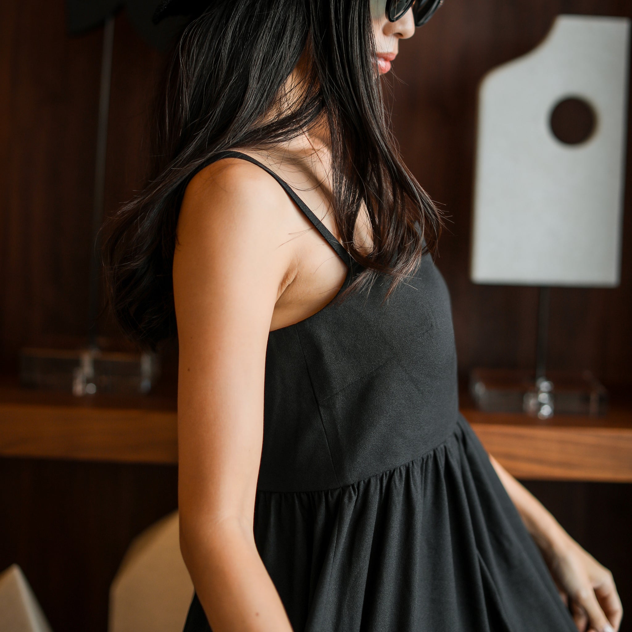 Rumieloin Ballon Camisole Dress