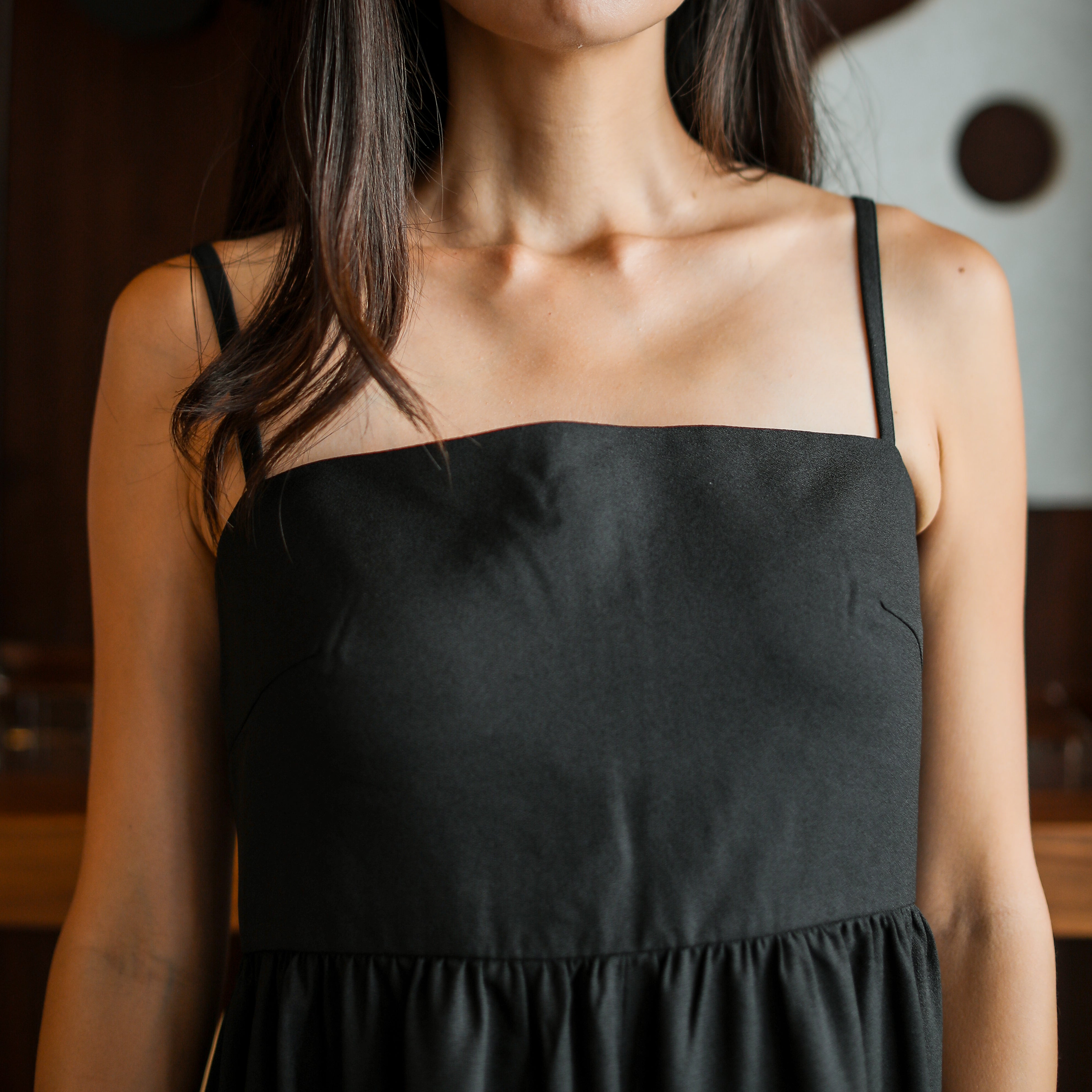 Rumieloin Ballon Camisole Dress
