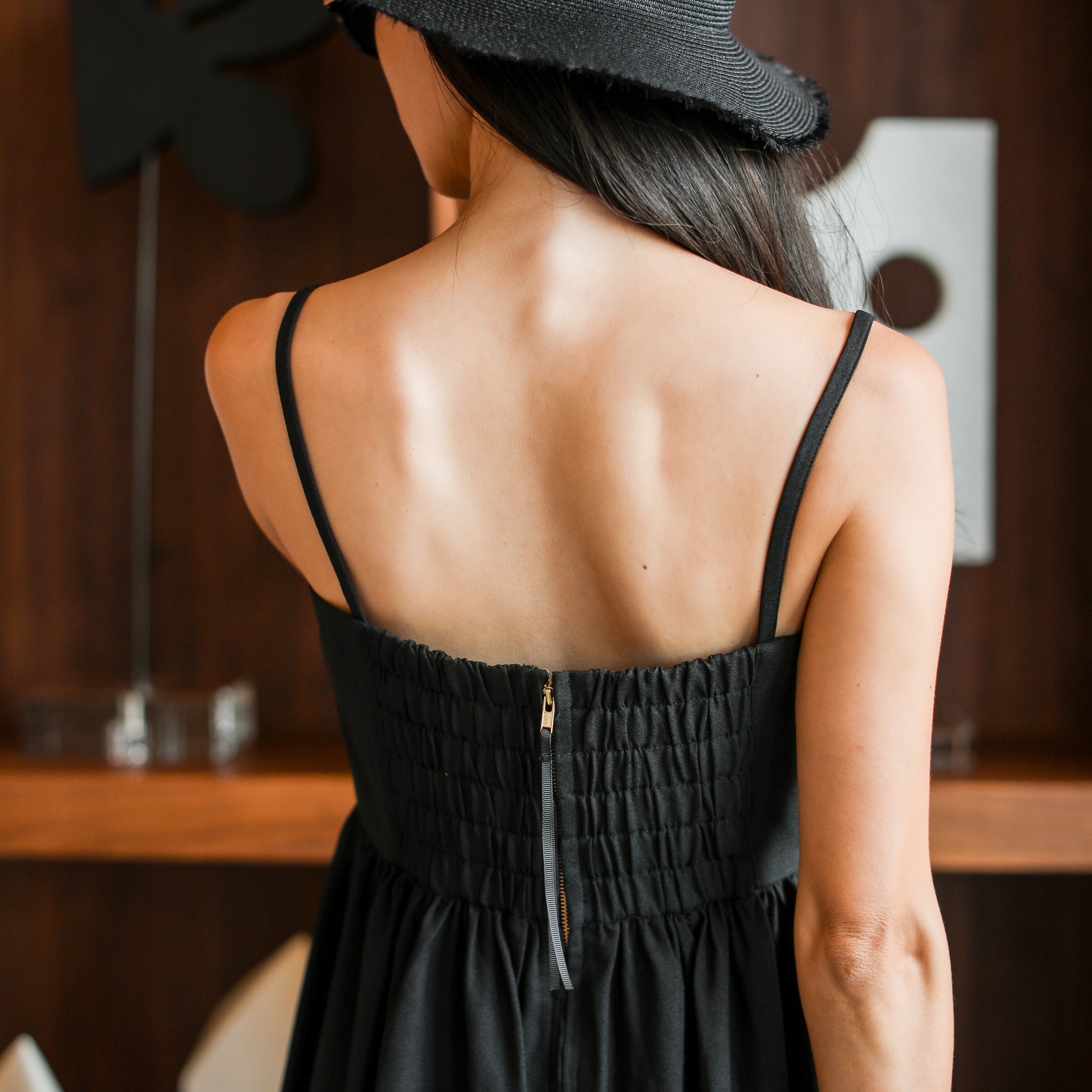Rumieloin Ballon Camisole Dress