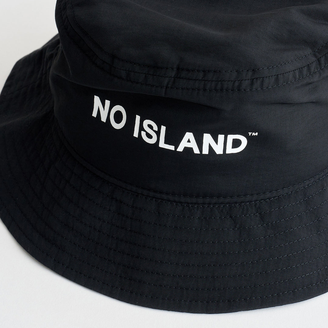 "NO ISLAND" Bucket Hat