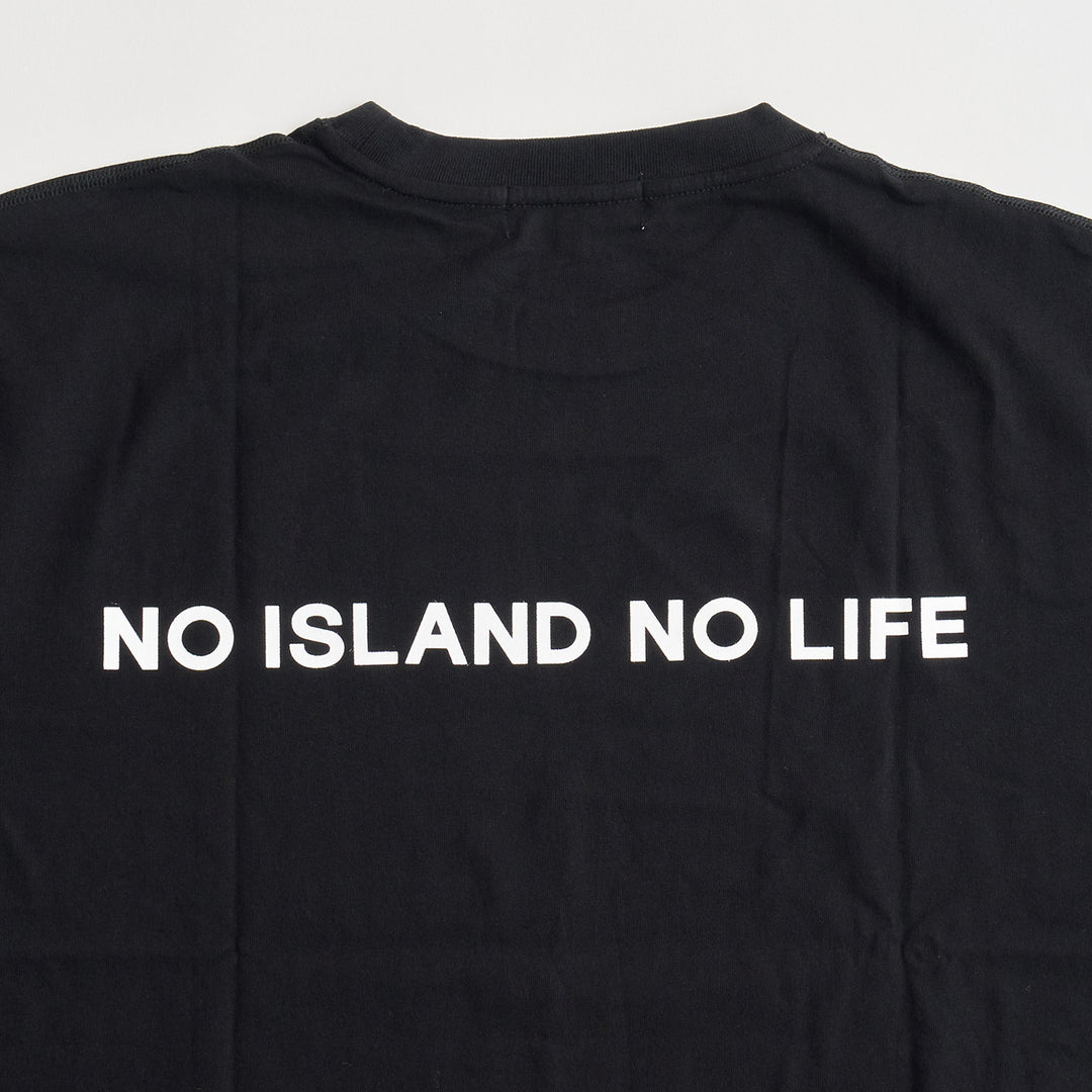 "NO ISLAND" S/S Tee