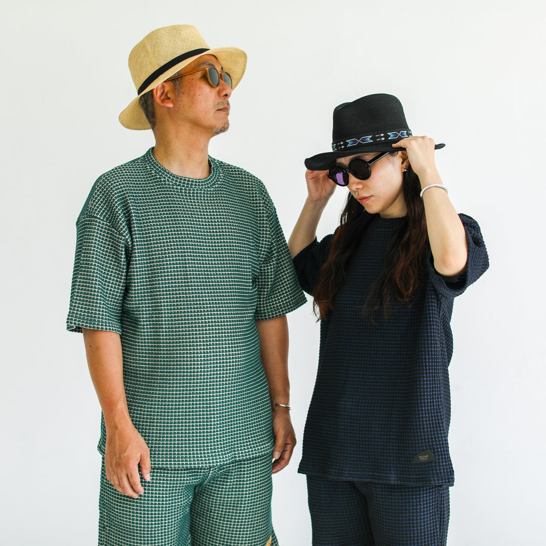 SALVEGE PUBLIC×SHIGIRA Waffle Pull Over