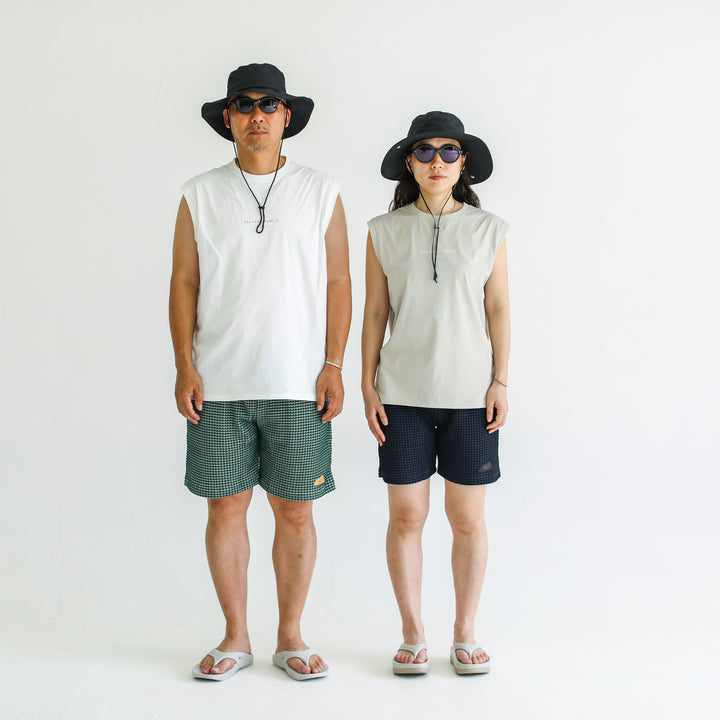 SALVEGE PUBLIC×SHIGIRA Waffle Shorts