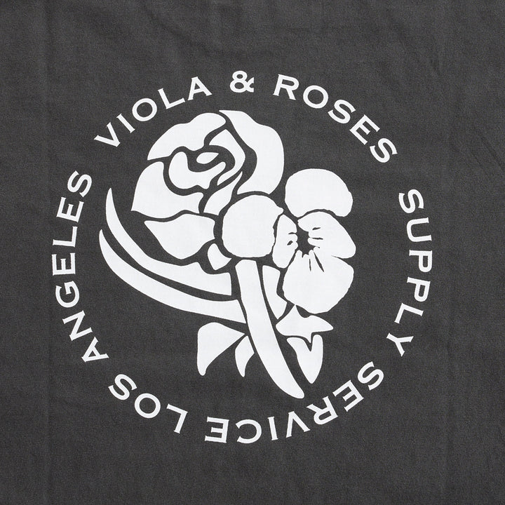 【VIOLA AND ROSES】PIGMENT DYED TEE
