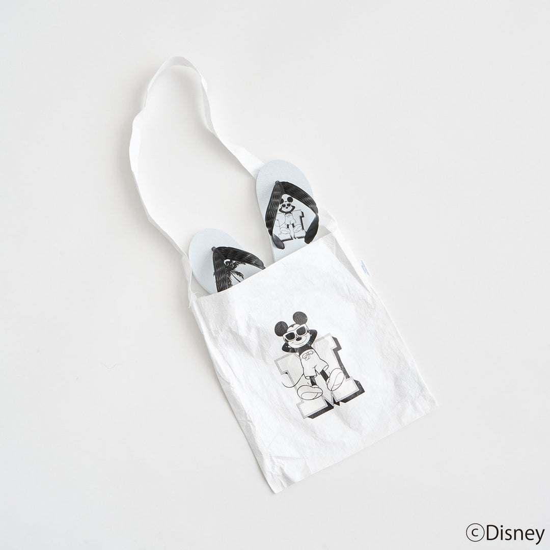 "M Mickey"  Beach Sandal + Tyvek Tote Bag Set Kid's