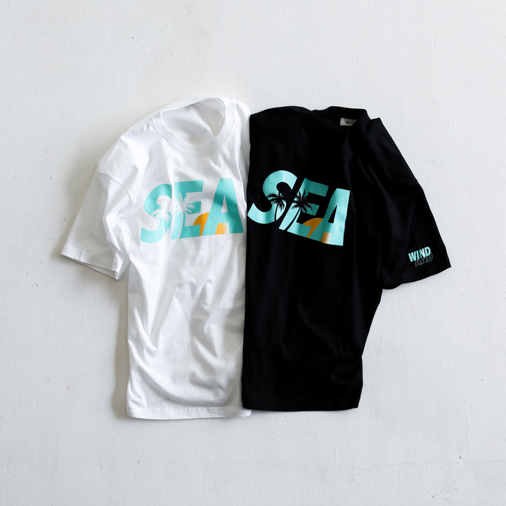 WINDANDSEA × SHIGIRA SEVEN MILES RESORT ”SEA”  Print T-Shirts