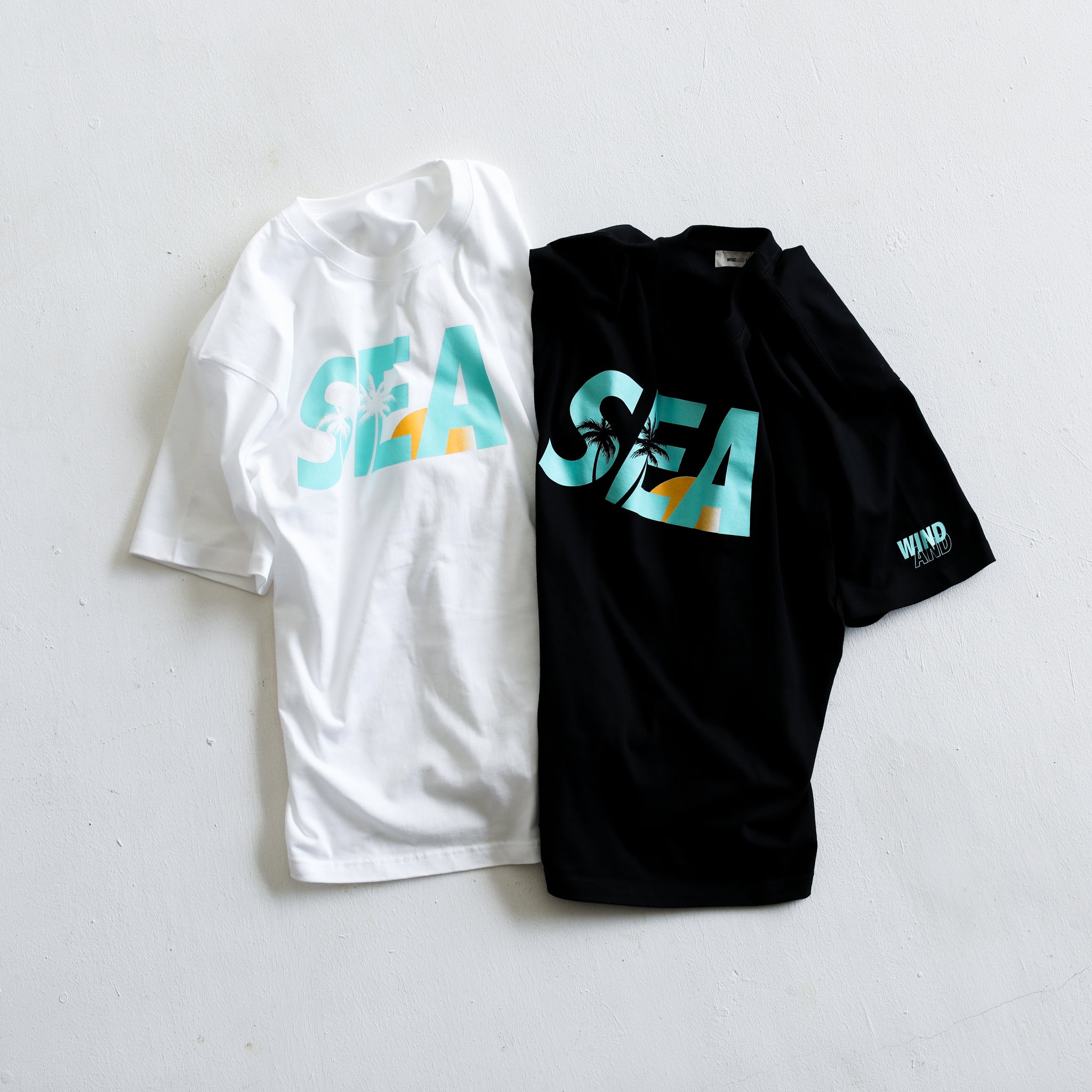 WINDANDSEA × SHIGIRA SEVEN MILES RESORT ”SEA”  Print T-Shirts