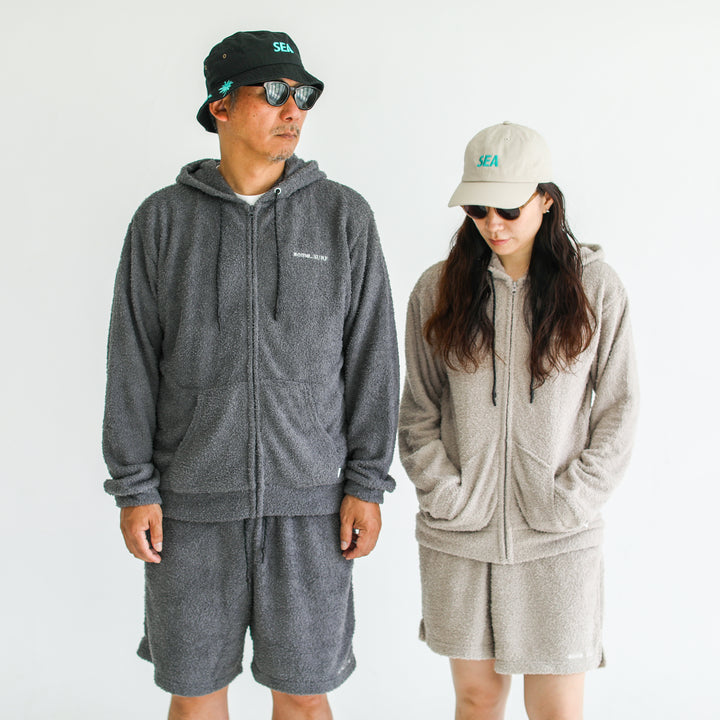 some_SURF Fluffy Zip Hoodie