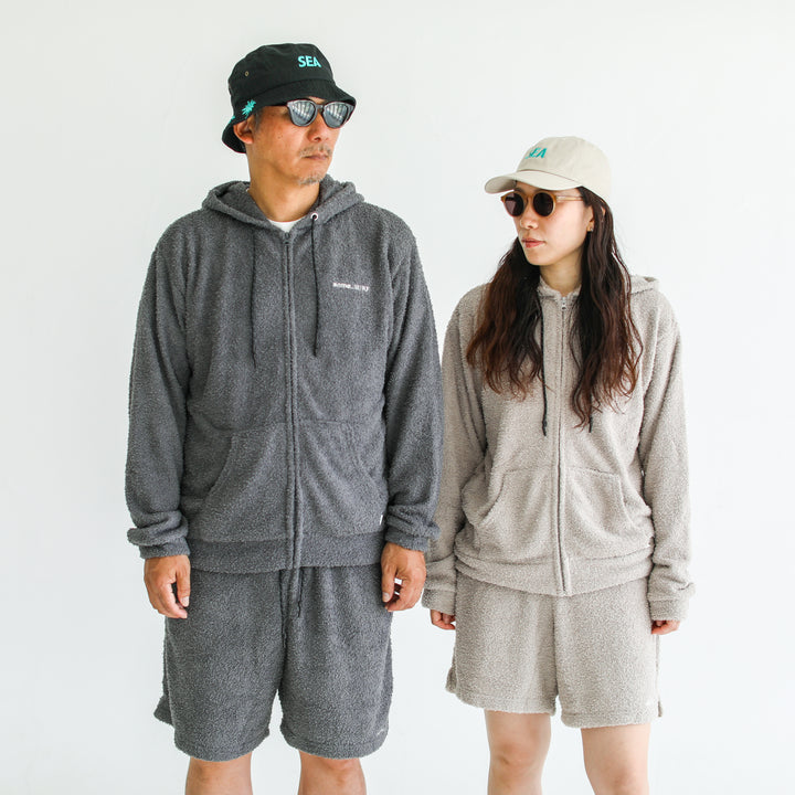 some_SURF Fluffy Zip Hoodie