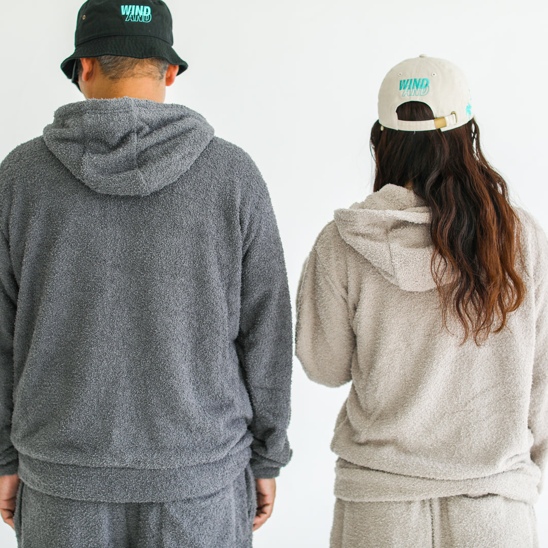 some_SURF Fluffy Zip Hoodie