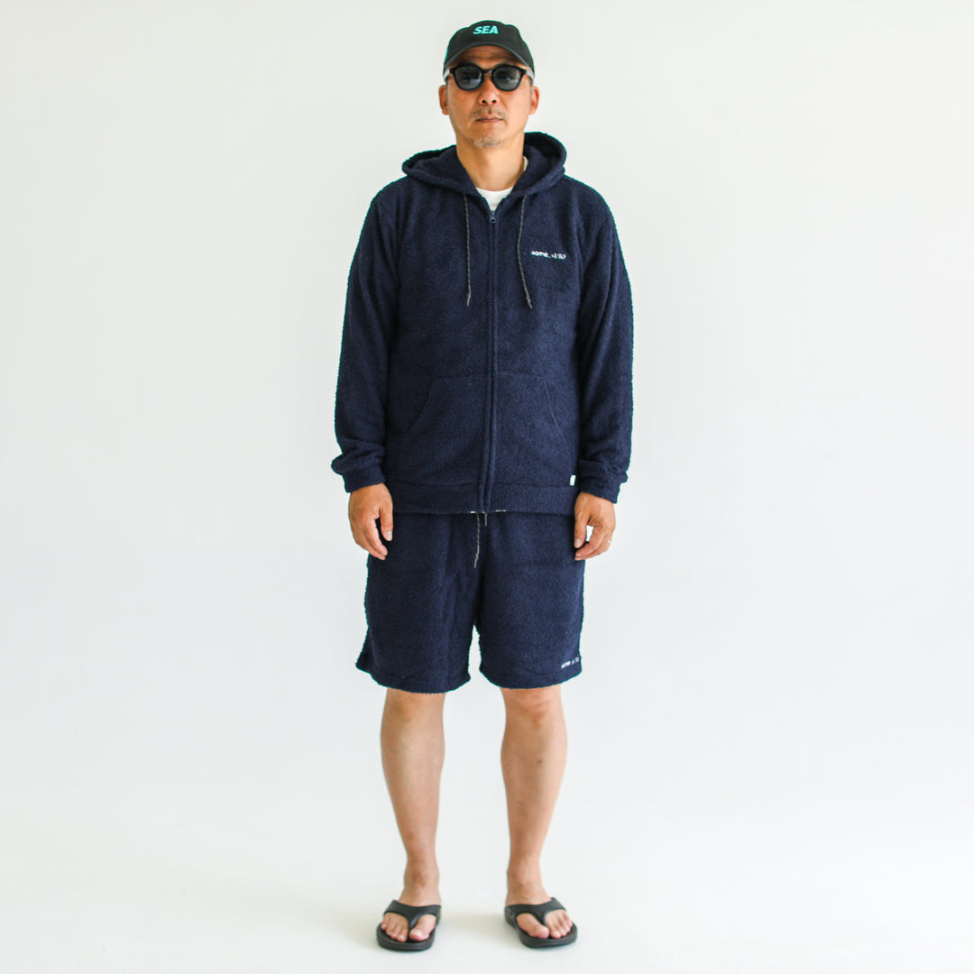some_SURF Fluffy Zip Hoodie