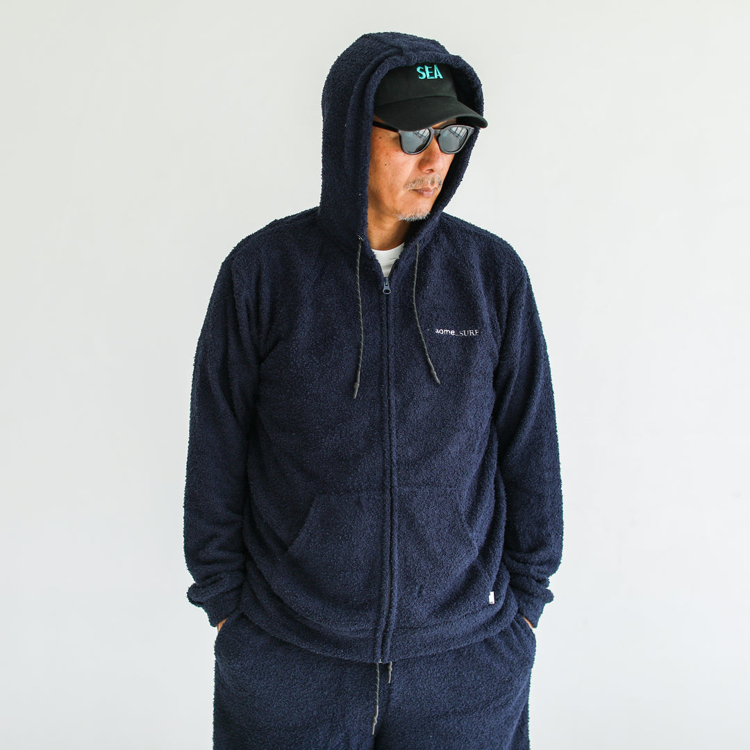 some_SURF Fluffy Zip Hoodie