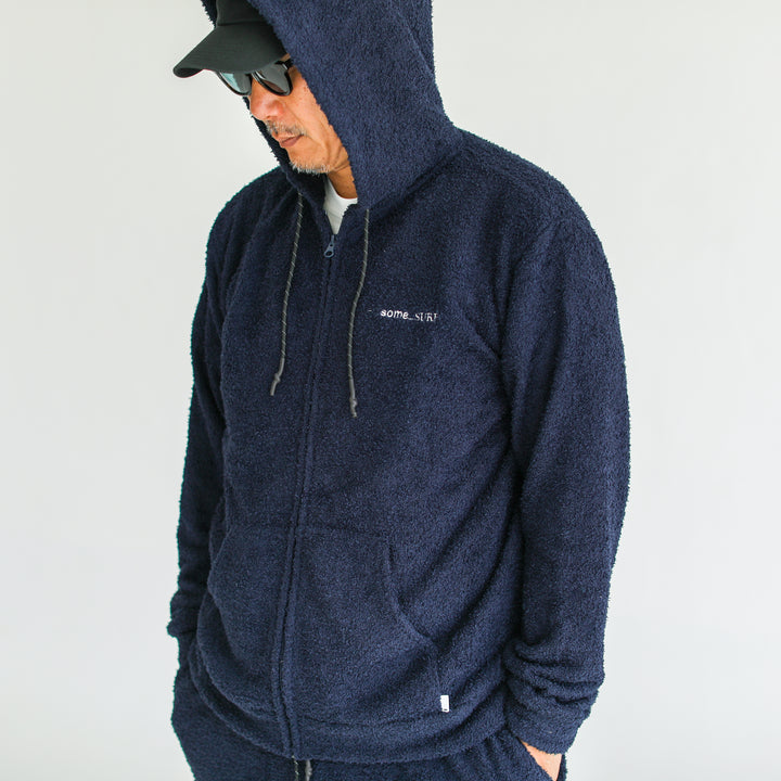 some_SURF Fluffy Zip Hoodie