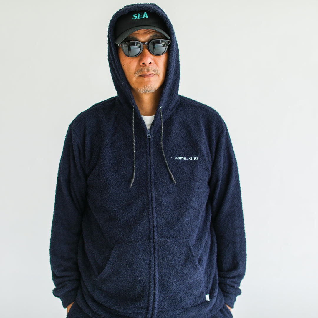 some_SURF Fluffy Zip Hoodie