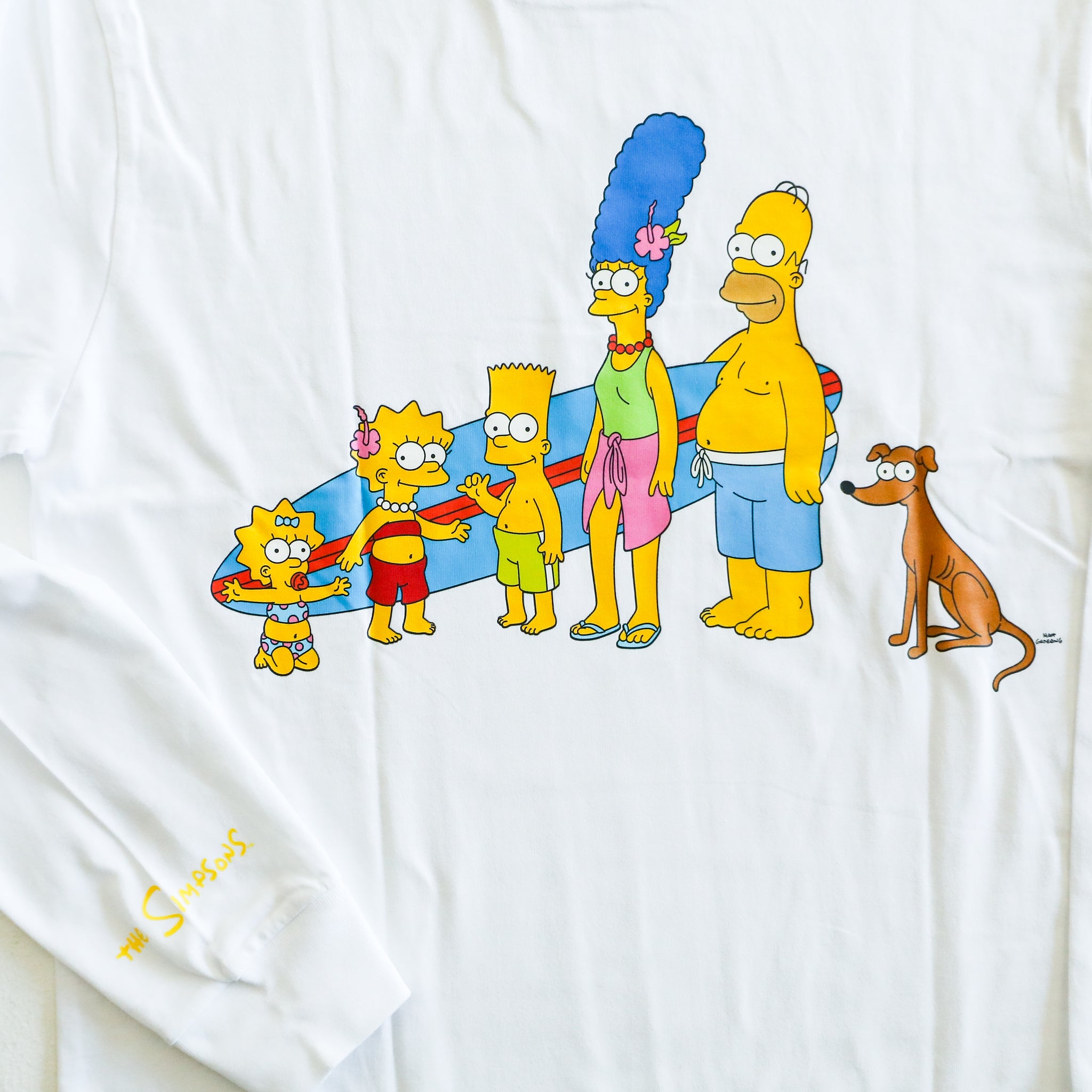 The Simpsons surf L/S tee