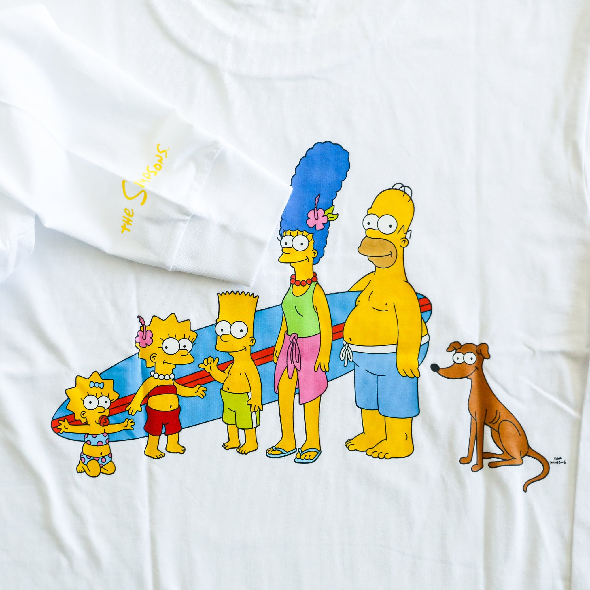 The Simpsons surf L/S tee