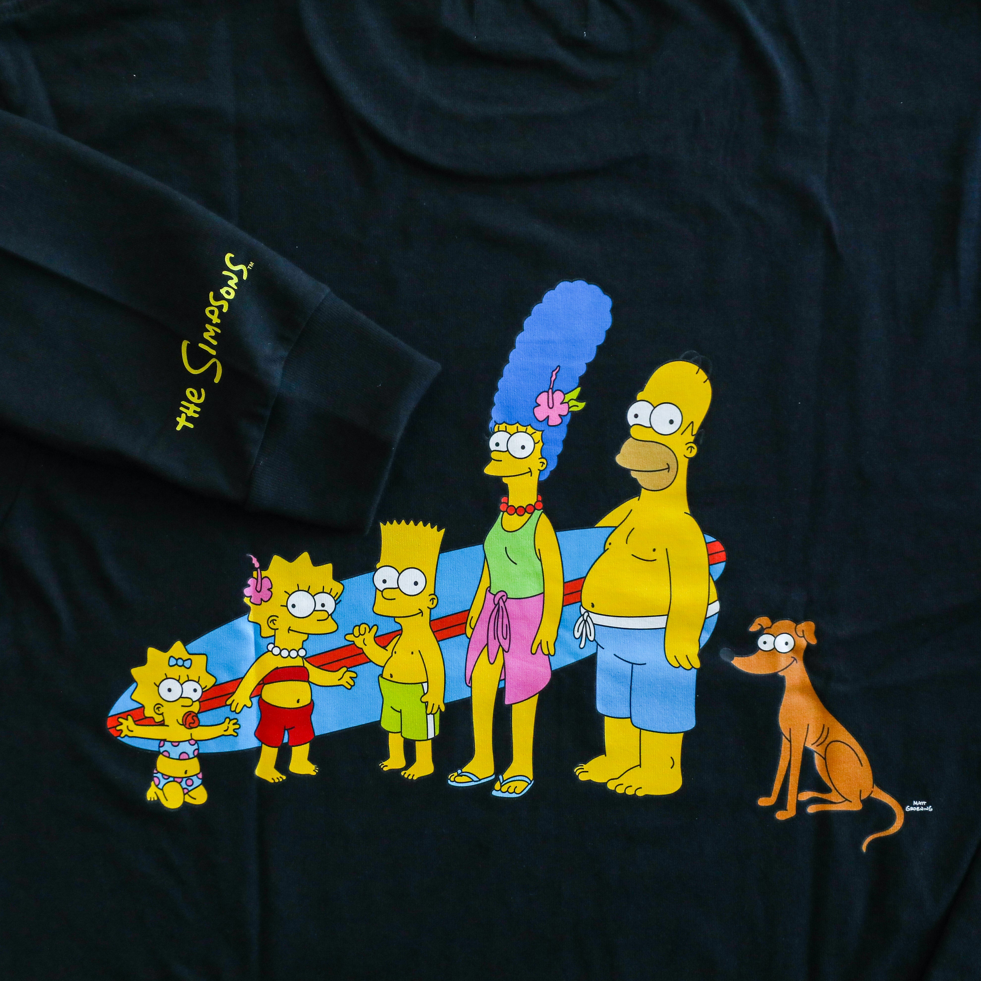 The Simpsons surf L/S tee