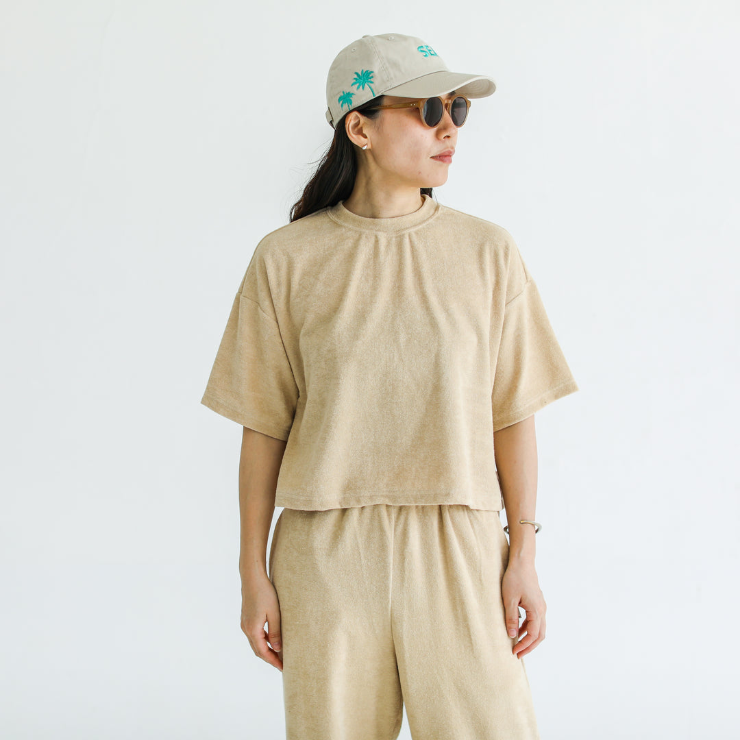 some_SURF Women Pile Short Sleeve T-Shirts
