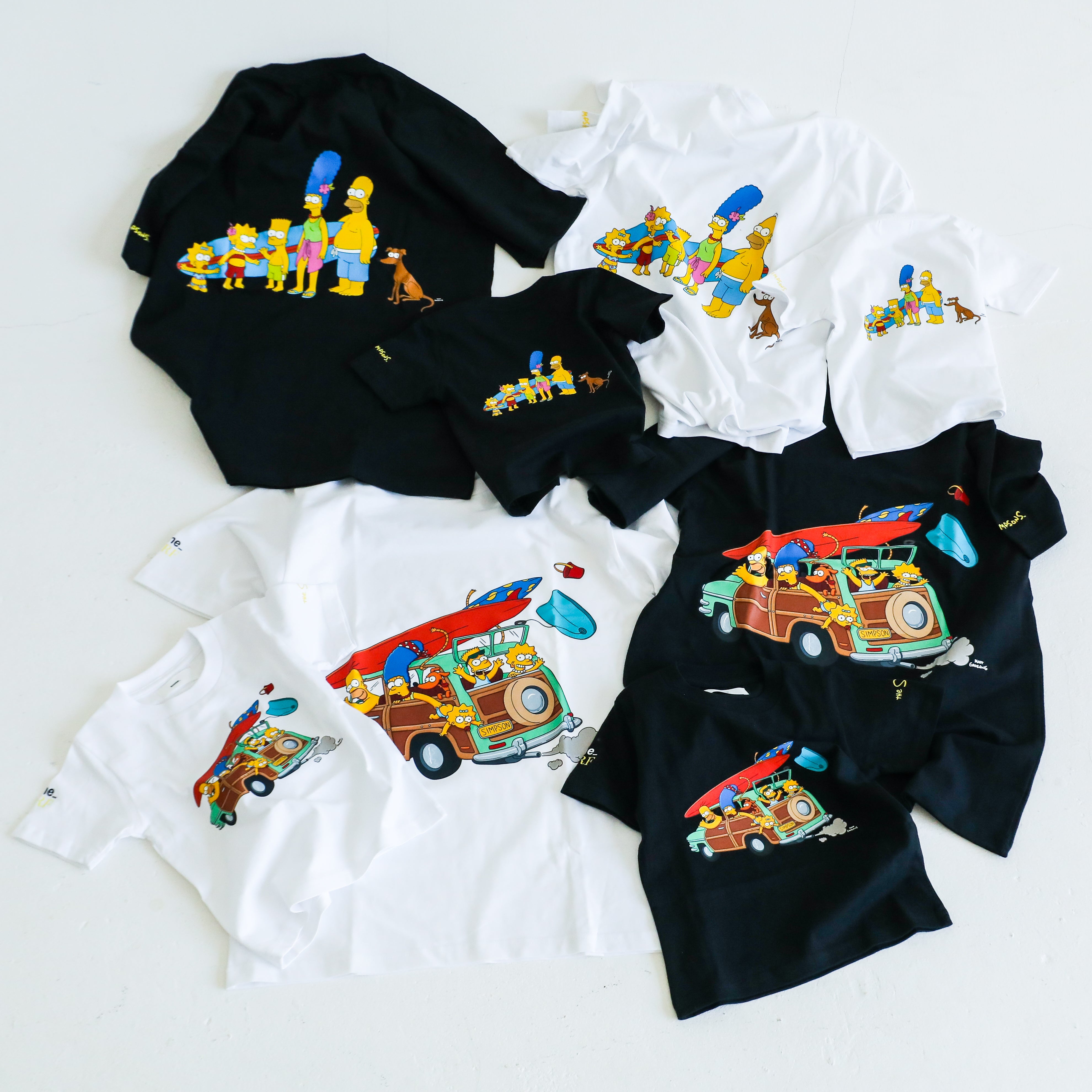 The Simpsons surf KIDS S/S tee