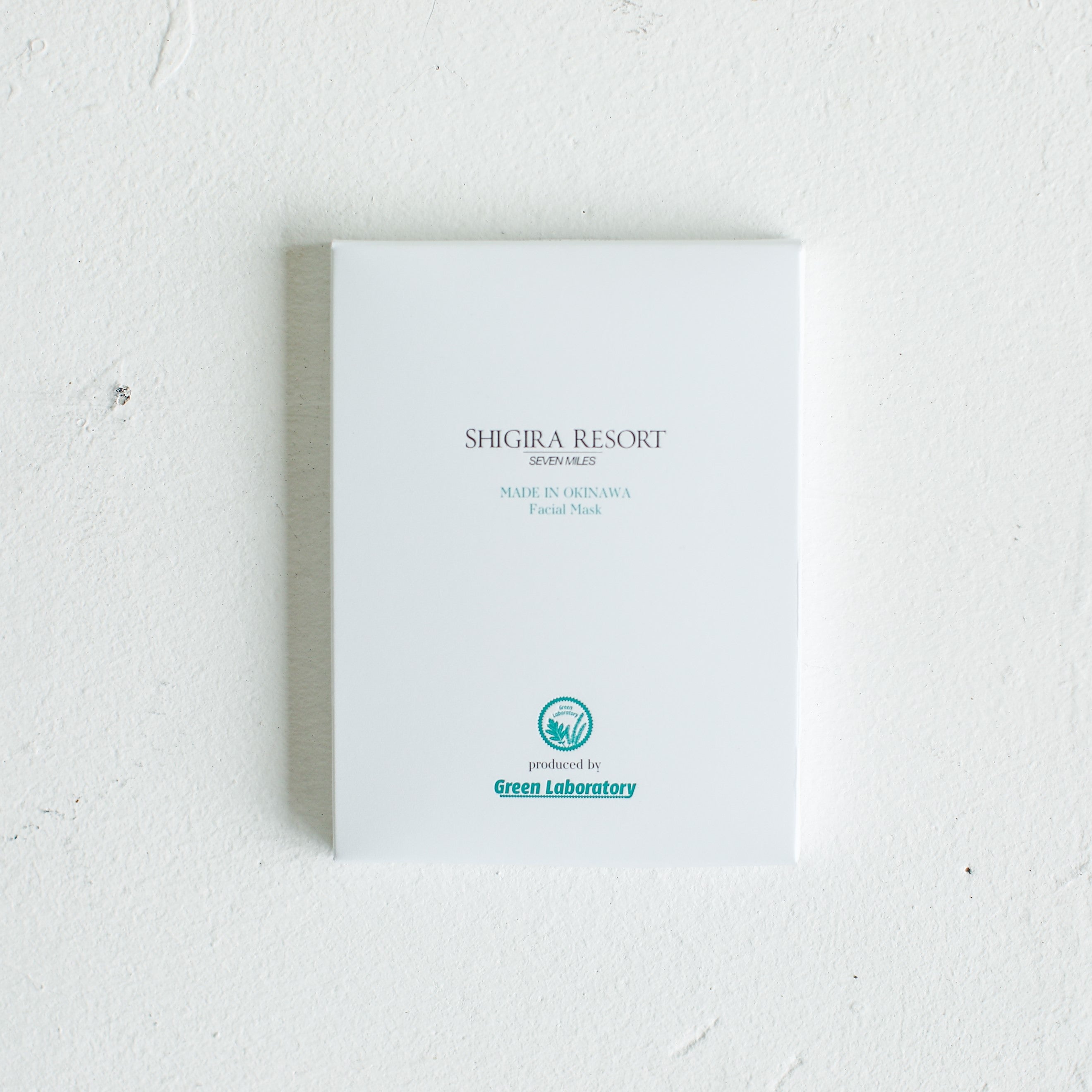 Green Laboratory × SHIGIRA SEVEN MILES RESORT Facial Mask 3P