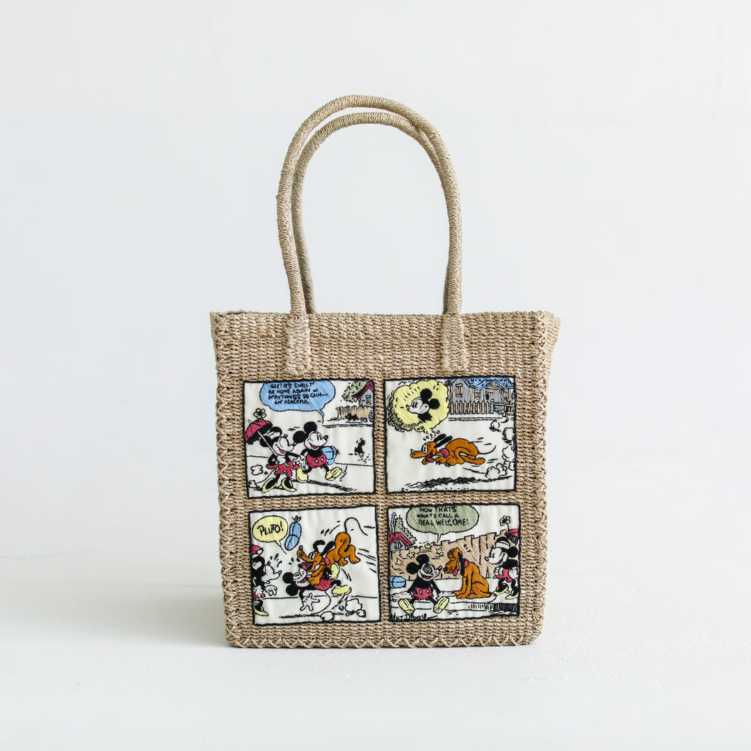 Mickey Comic Tote Bag NATURAL