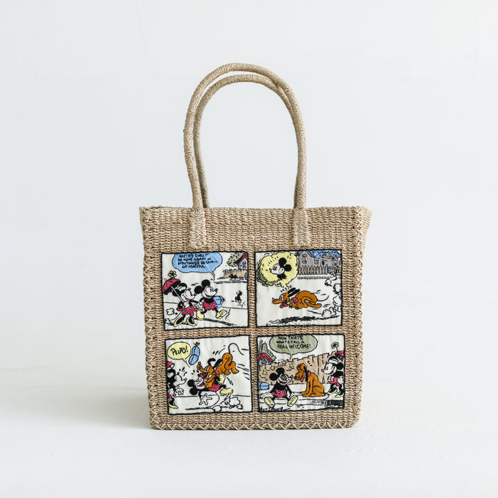 Mickey Comic Tote Bag NATURAL