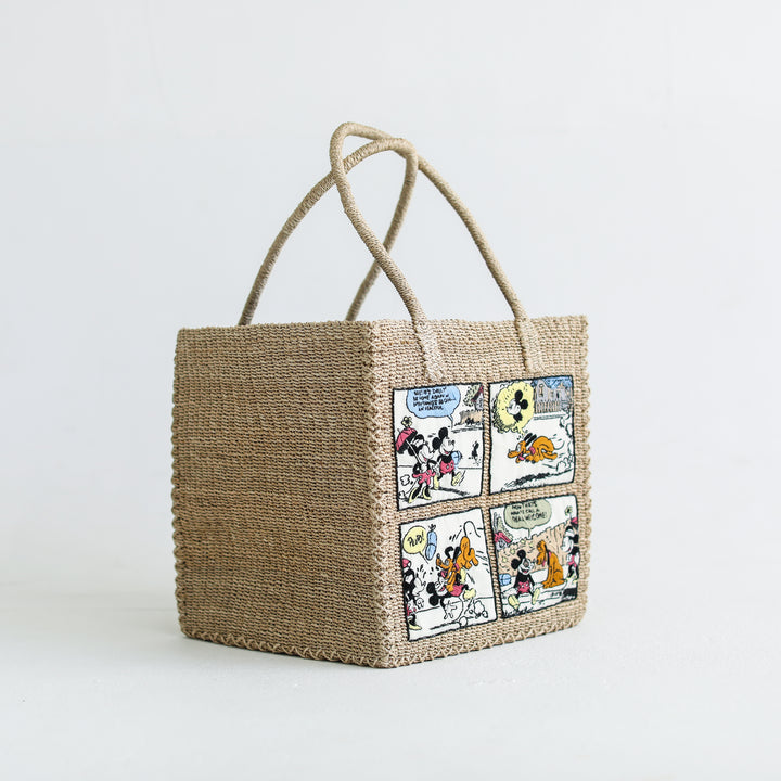 Mickey Comic Tote Bag NATURAL