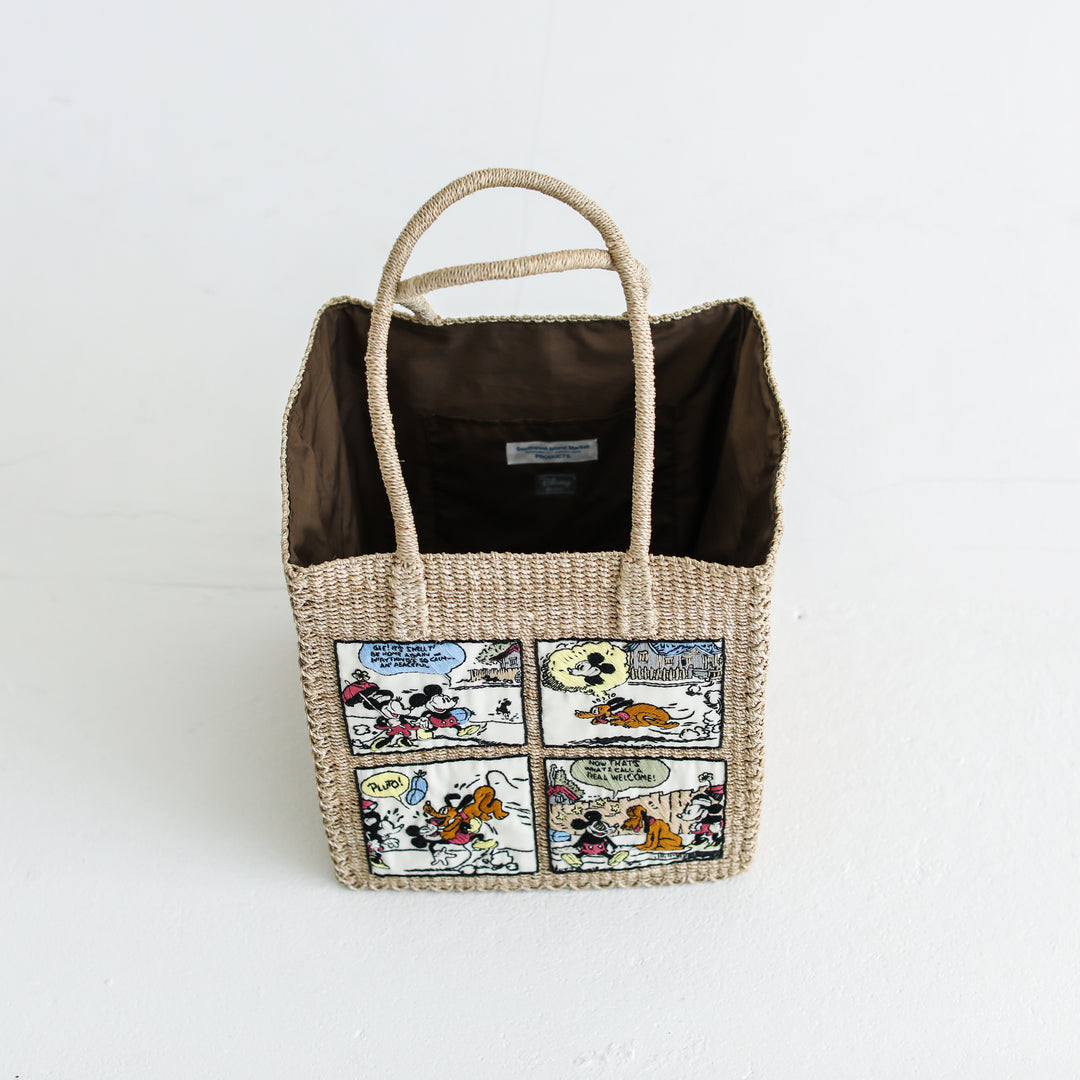 Mickey Comic Tote Bag NATURAL