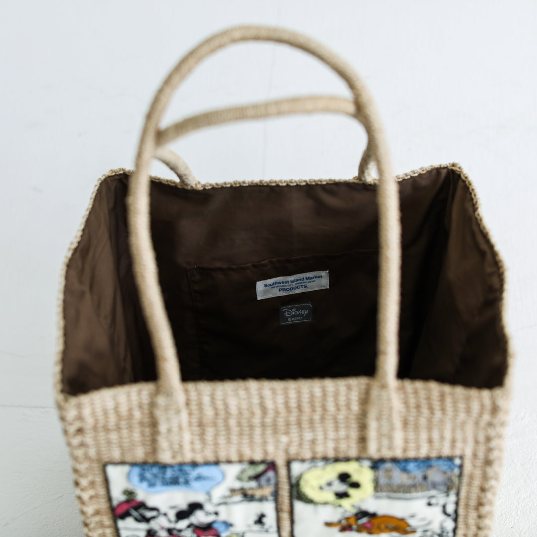 Mickey Comic Tote Bag NATURAL