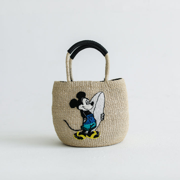 Miyako Blue Mickey Tote Bag NATURAL