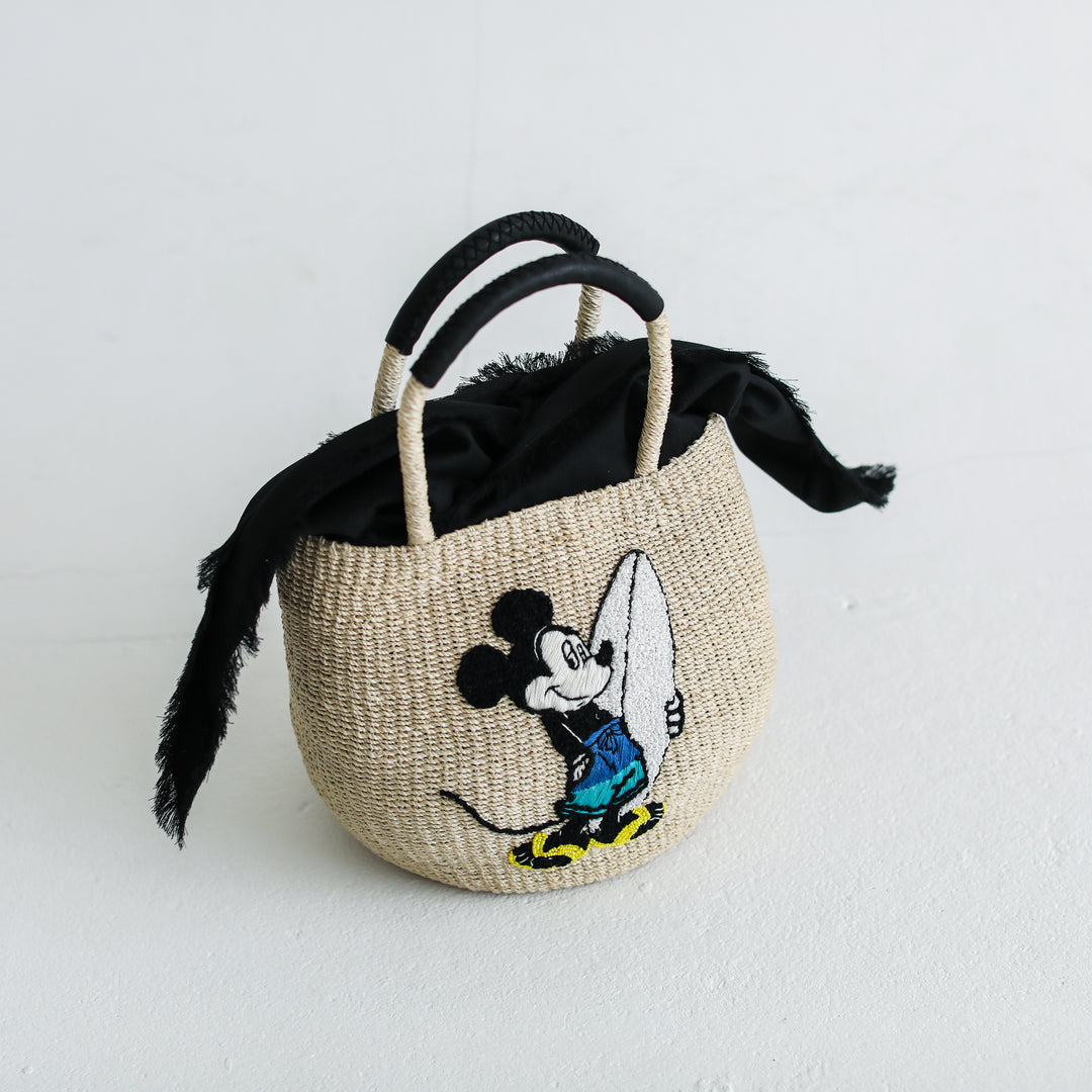 Miyako Blue Mickey Tote Bag NATURAL