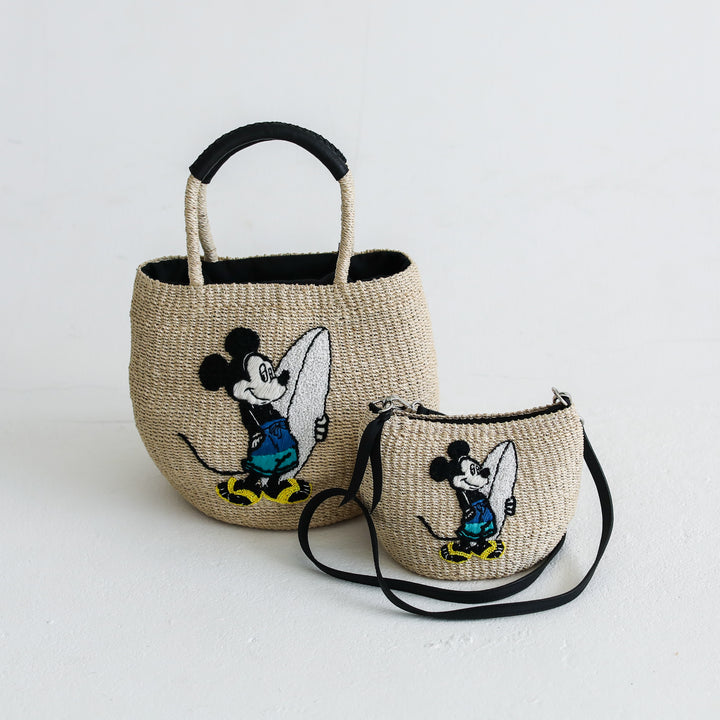 Miyako Blue Mickey Tote Bag NATURAL