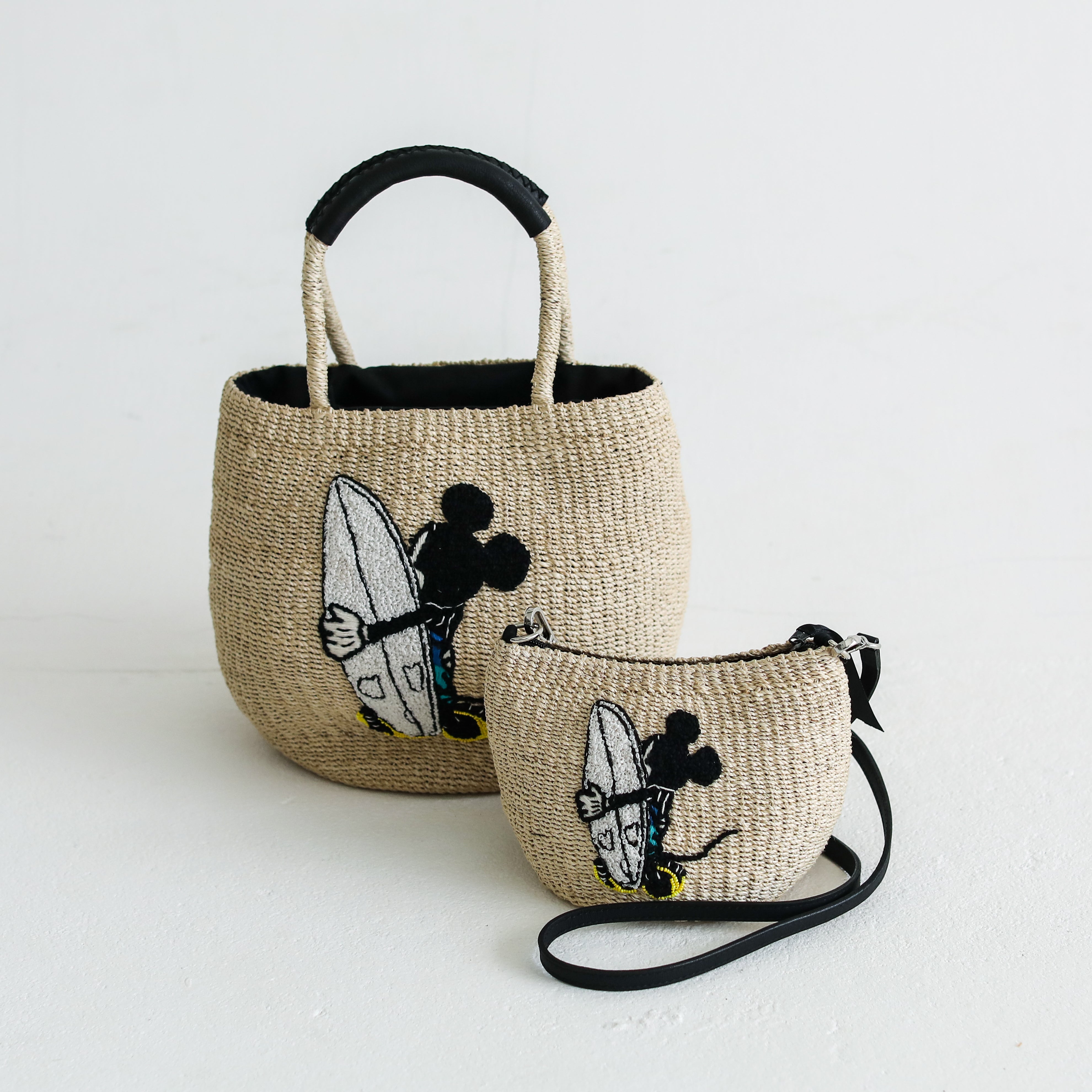 Miyako Blue Mickey Shoulder Bag NATURAL – SHIGIRA SEVEN MILES