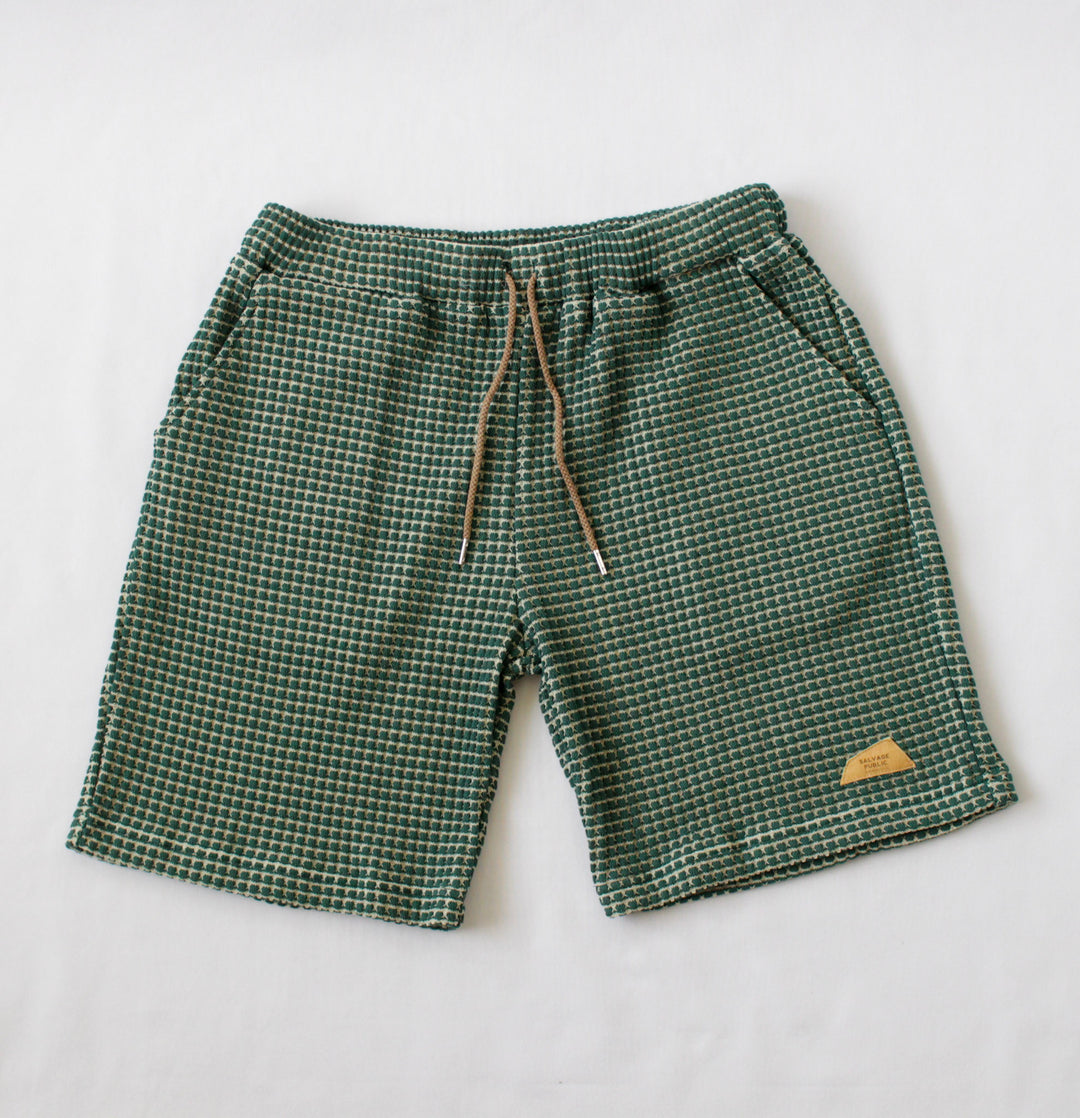 SALVEGE PUBLIC×SHIGIRA Waffle Shorts