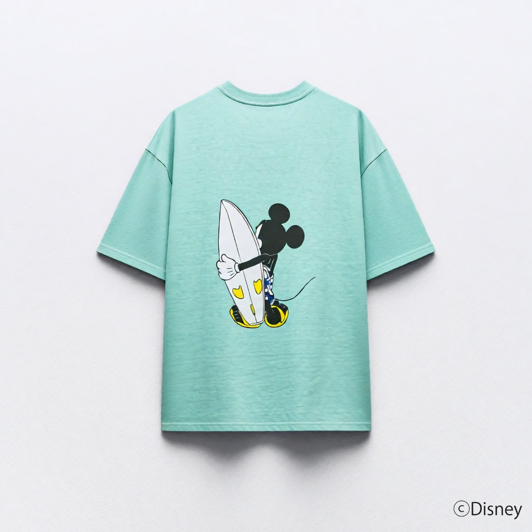 GOAT*Mickey Pigment dyed T-Shirt
