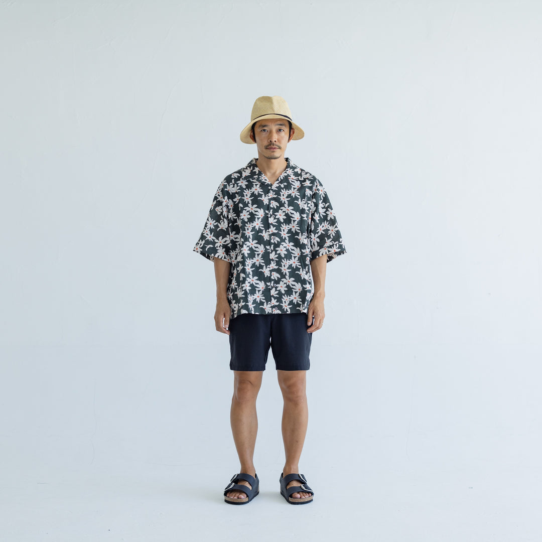 Rumieloin Flower Pt Resort Shirts "Men"