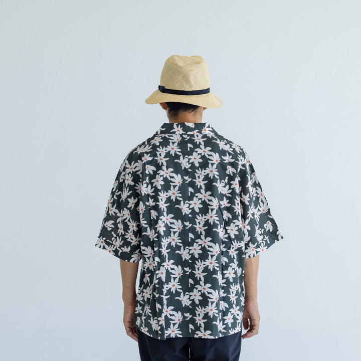 Rumieloin Flower Pt Resort Shirts "Men"