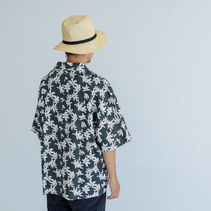 Rumieloin Flower Pt Resort Shirts "Men"