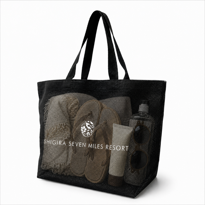 SHIGIRA SEVEN MILES RESORT Mesh Tote Bag