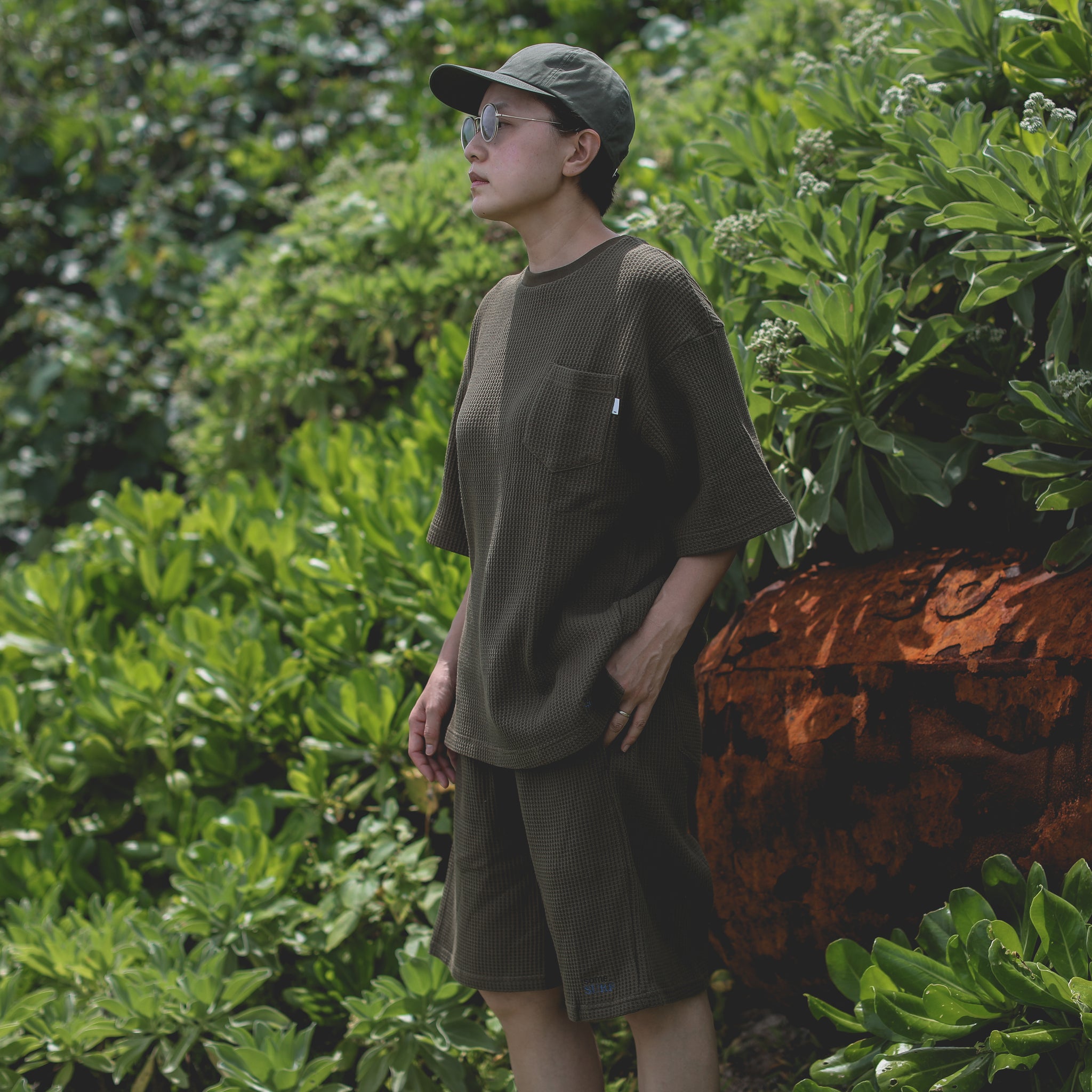 some_SURF Waffle S/S tee